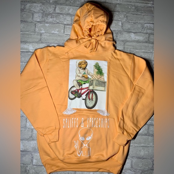 EVOLVE: SPLIFFS & SPACESHIPS CUSTOM HOODIE (UNISEX) - Picture 6 of 8